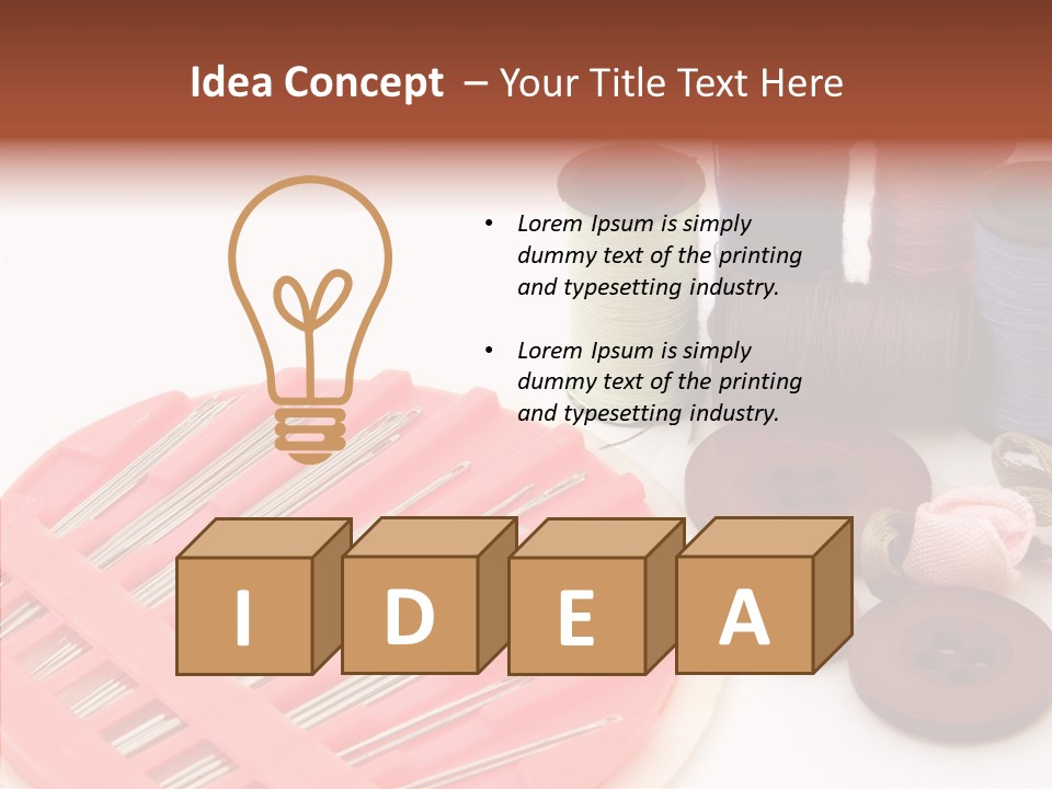 Prepare Fabrication Button PowerPoint Template