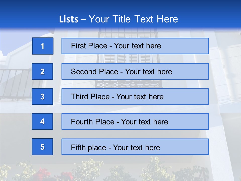 Aloha Building Flora PowerPoint Template