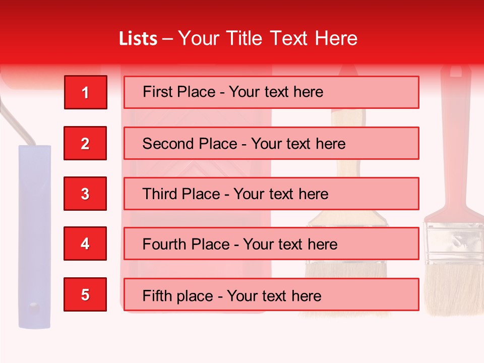 Decorate Paint Renovation PowerPoint Template
