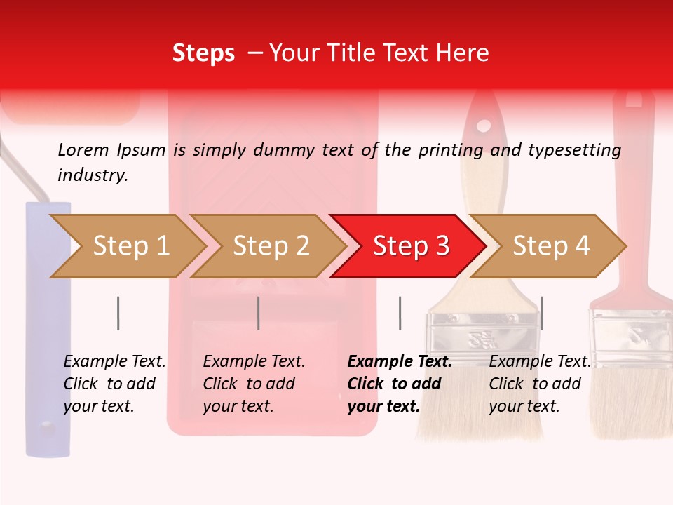 Decorate Paint Renovation PowerPoint Template
