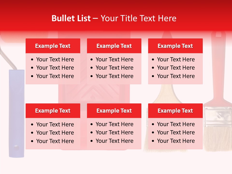 Decorate Paint Renovation PowerPoint Template