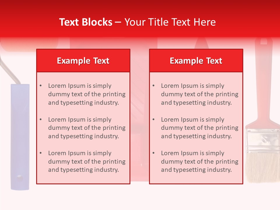 Decorate Paint Renovation PowerPoint Template