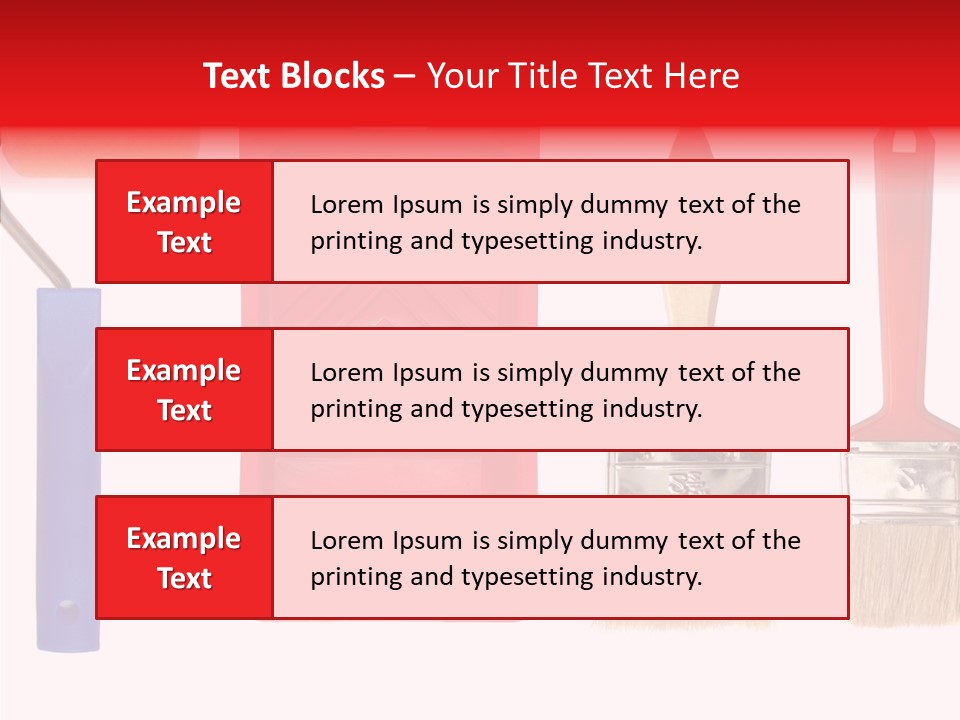 Decorate Paint Renovation PowerPoint Template