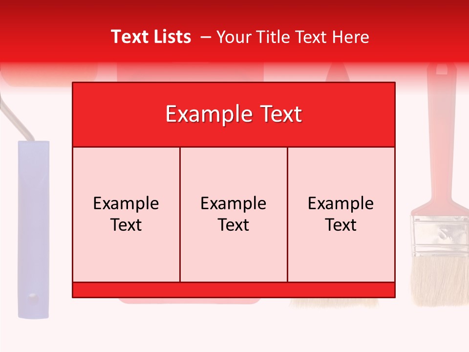 Decorate Paint Renovation PowerPoint Template