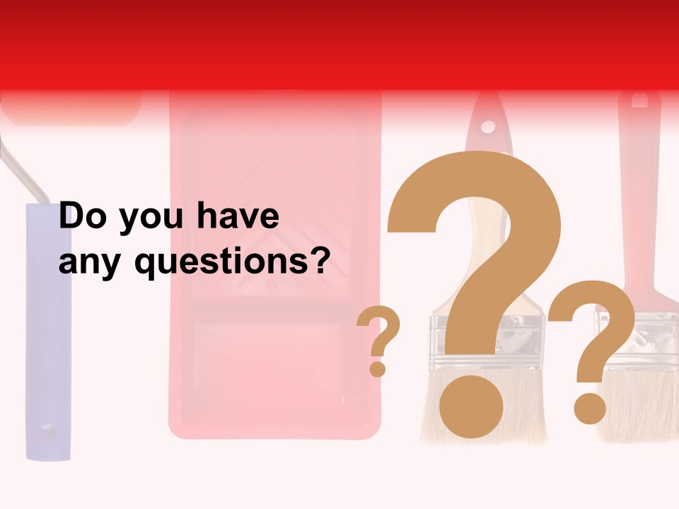 Decorate Paint Renovation PowerPoint Template