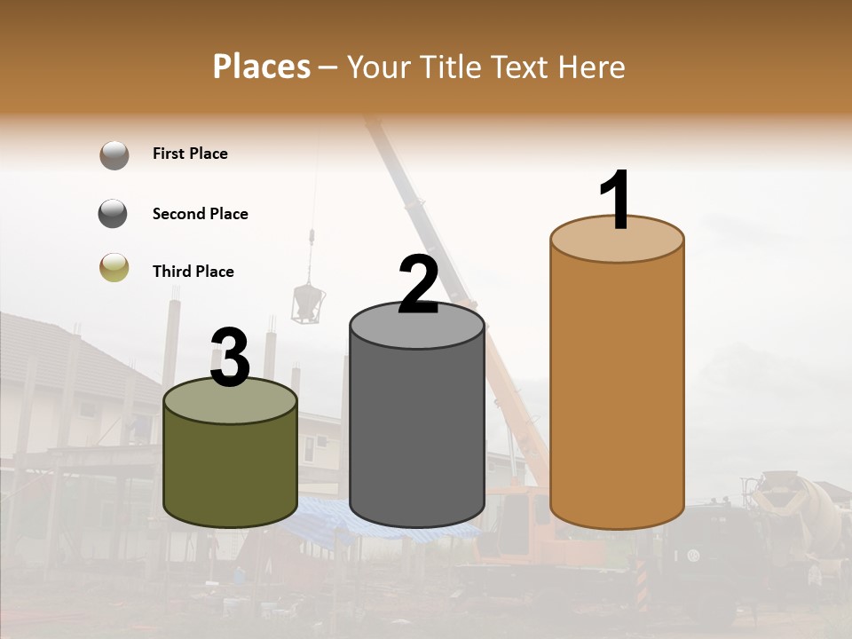 Concrete Construction Mix PowerPoint Template