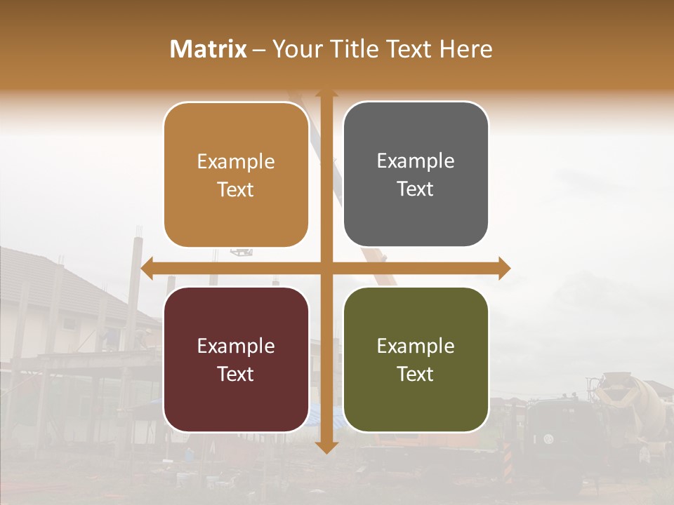 Concrete Construction Mix PowerPoint Template