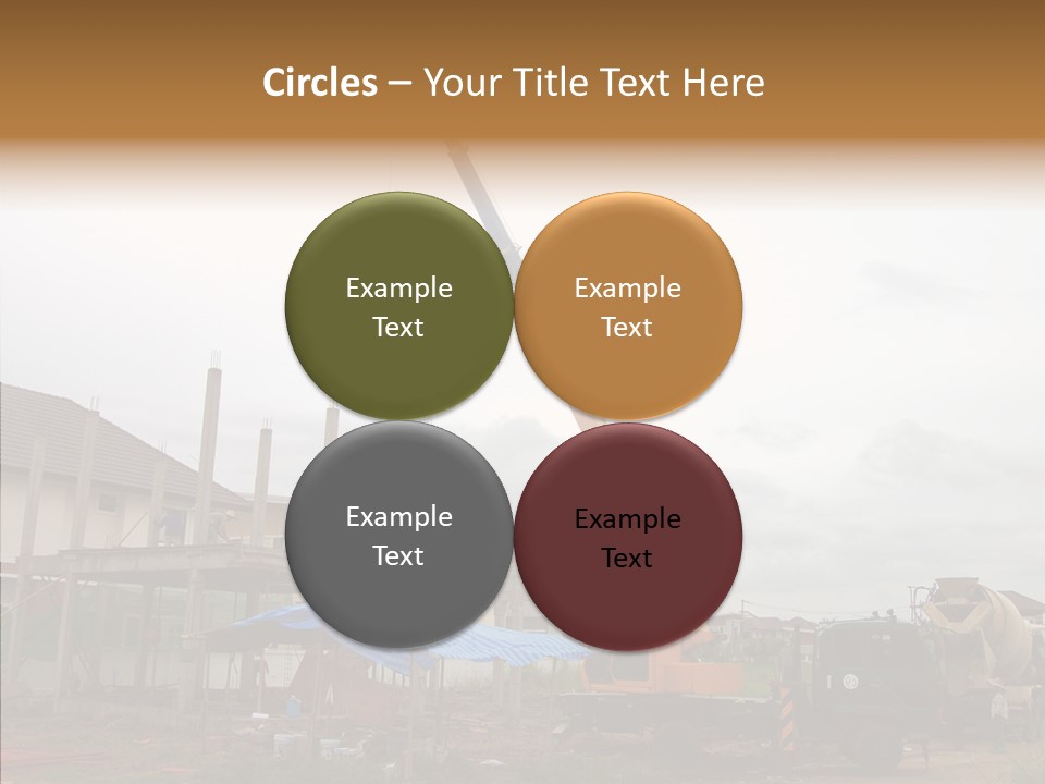 Concrete Construction Mix PowerPoint Template