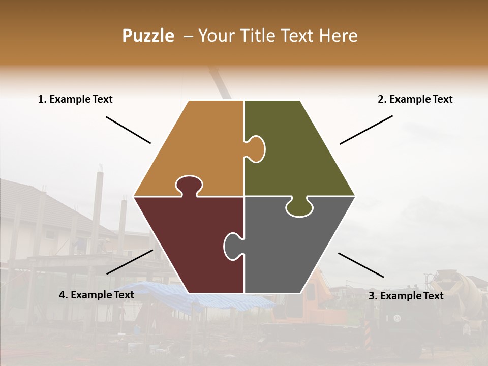 Concrete Construction Mix PowerPoint Template