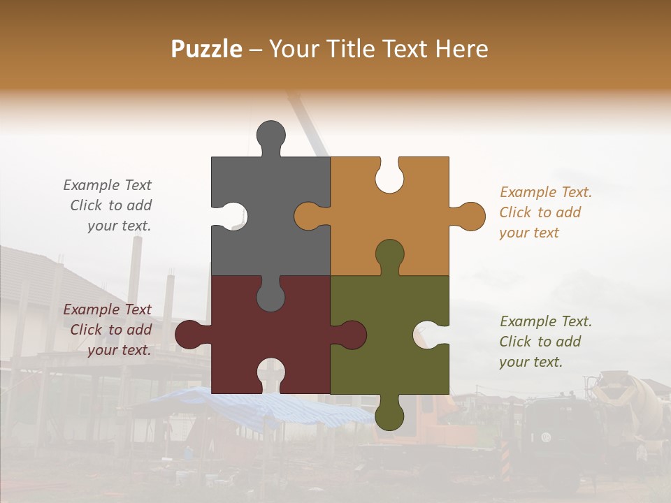 Concrete Construction Mix PowerPoint Template