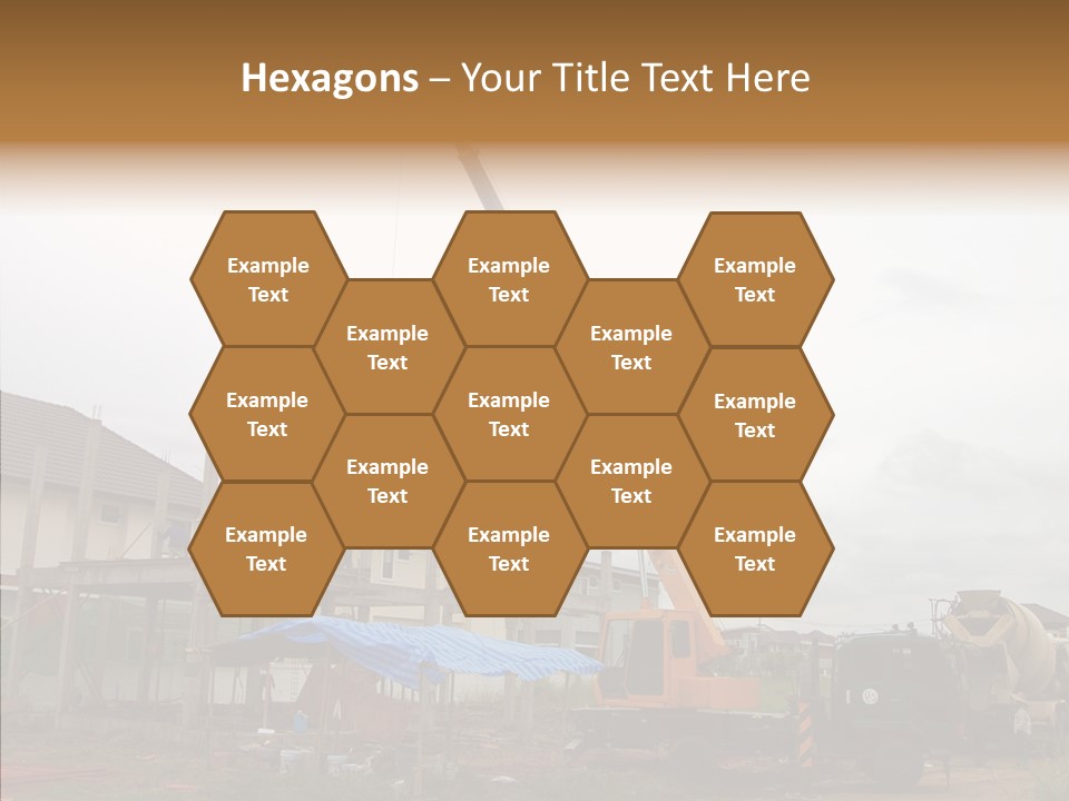 Concrete Construction Mix PowerPoint Template