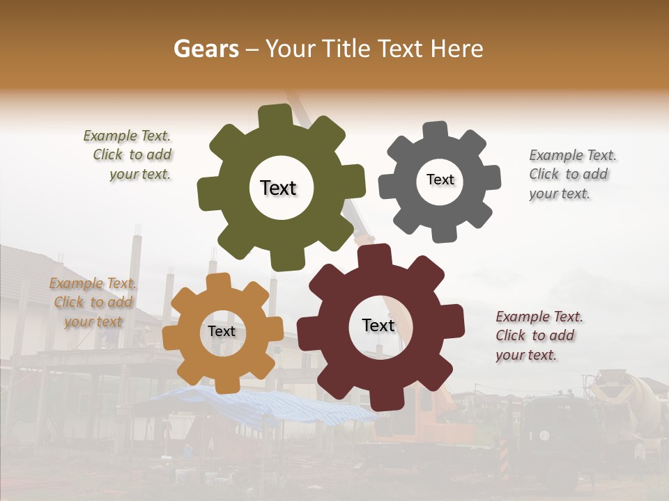 Concrete Construction Mix PowerPoint Template