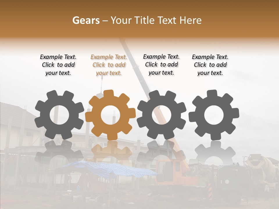 Concrete Construction Mix PowerPoint Template