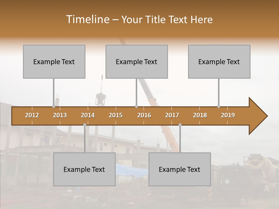 Concrete Construction Mix PowerPoint Template