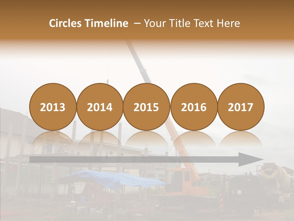 Concrete Construction Mix PowerPoint Template
