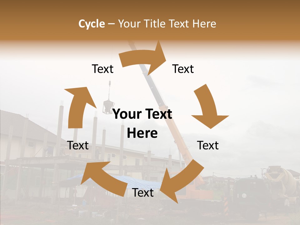 Concrete Construction Mix PowerPoint Template