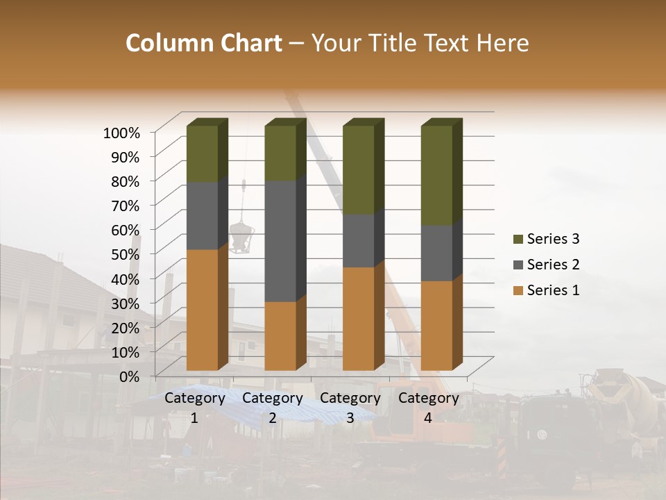 Concrete Construction Mix PowerPoint Template
