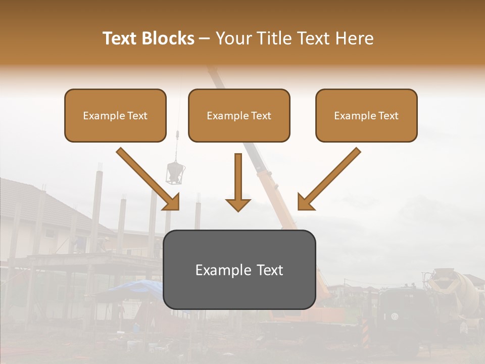 Concrete Construction Mix PowerPoint Template