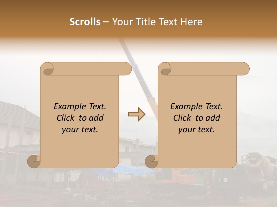 Concrete Construction Mix PowerPoint Template