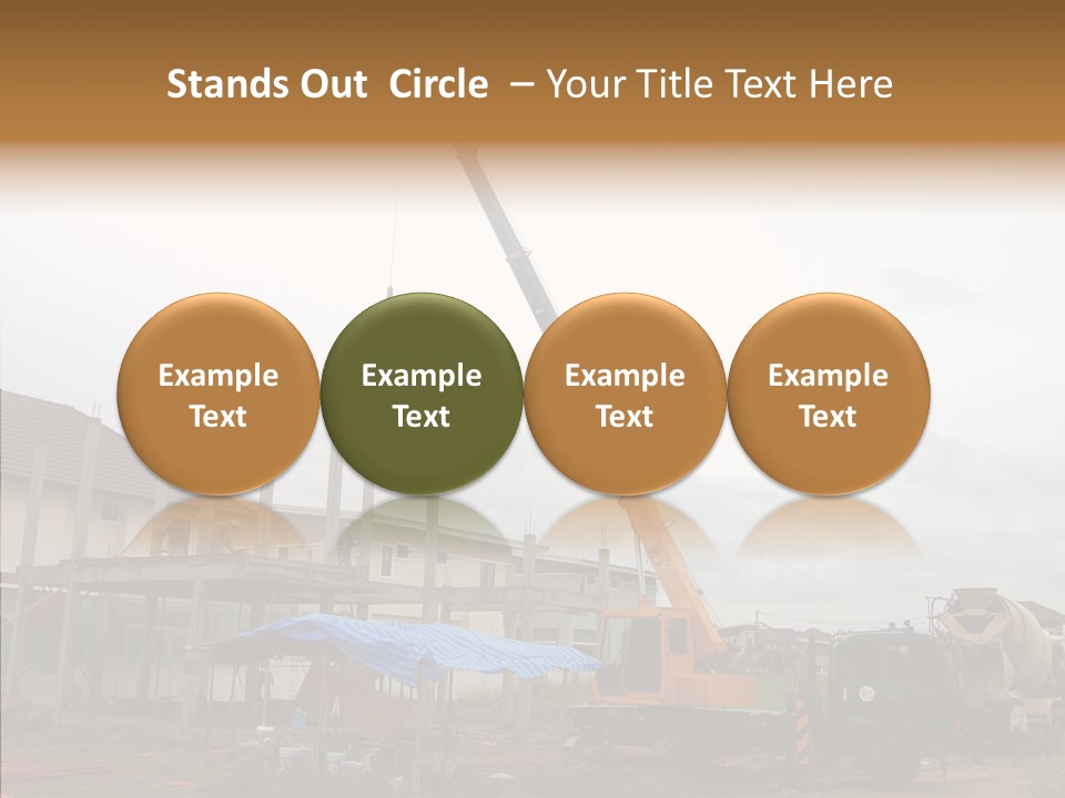 Concrete Construction Mix PowerPoint Template