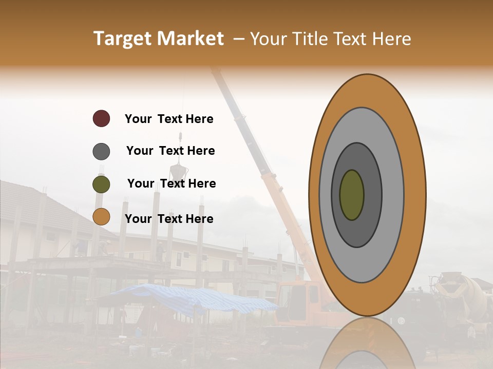 Concrete Construction Mix PowerPoint Template