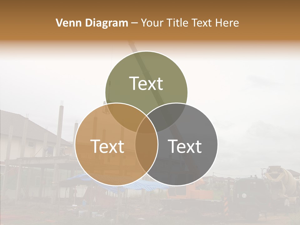 Concrete Construction Mix PowerPoint Template