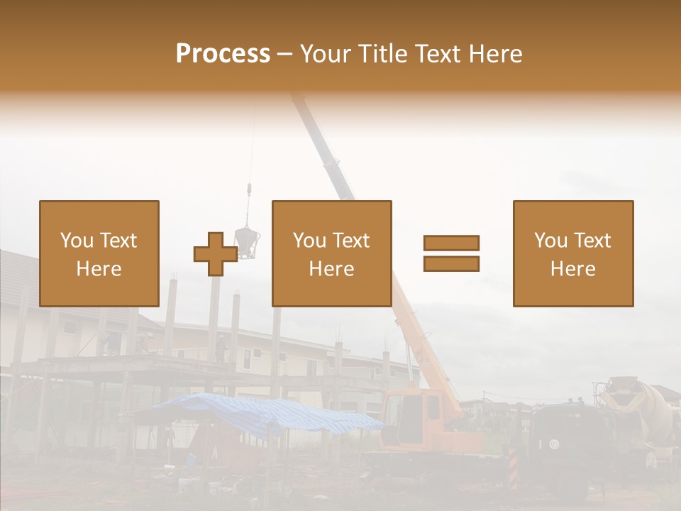 Concrete Construction Mix PowerPoint Template