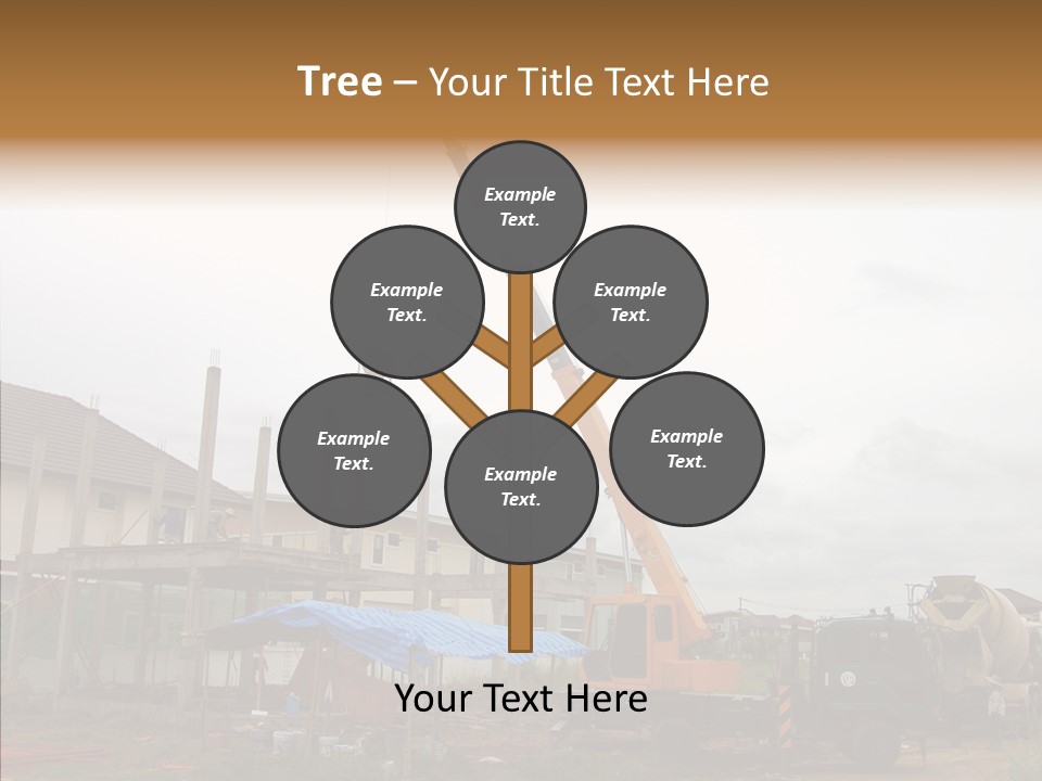 Concrete Construction Mix PowerPoint Template