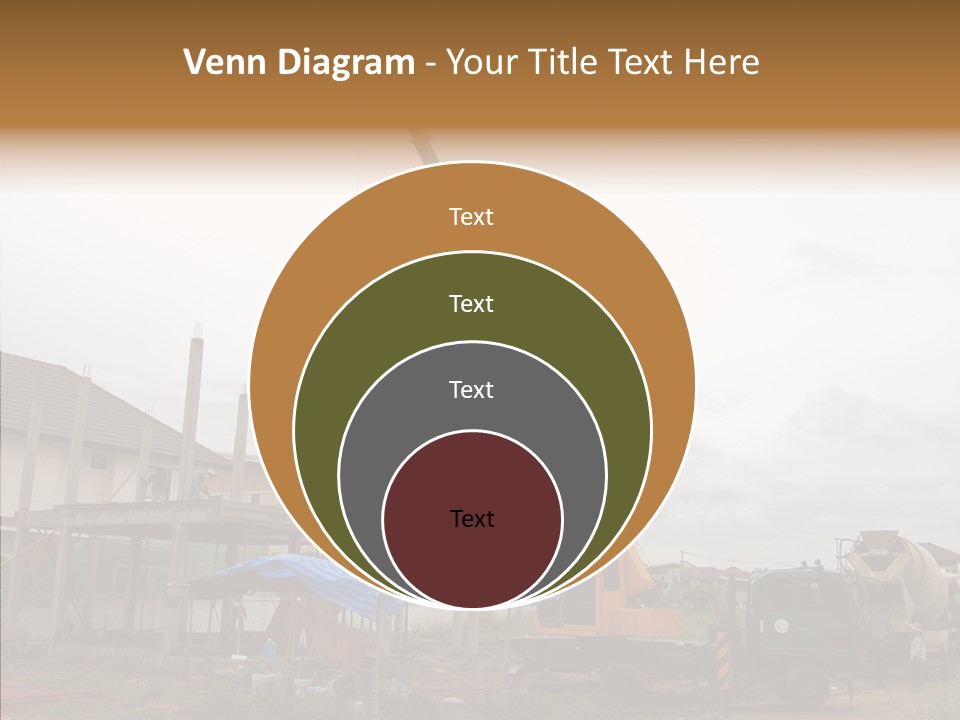 Concrete Construction Mix PowerPoint Template