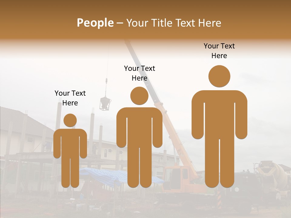 Concrete Construction Mix PowerPoint Template