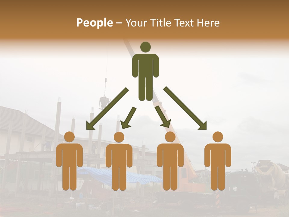 Concrete Construction Mix PowerPoint Template