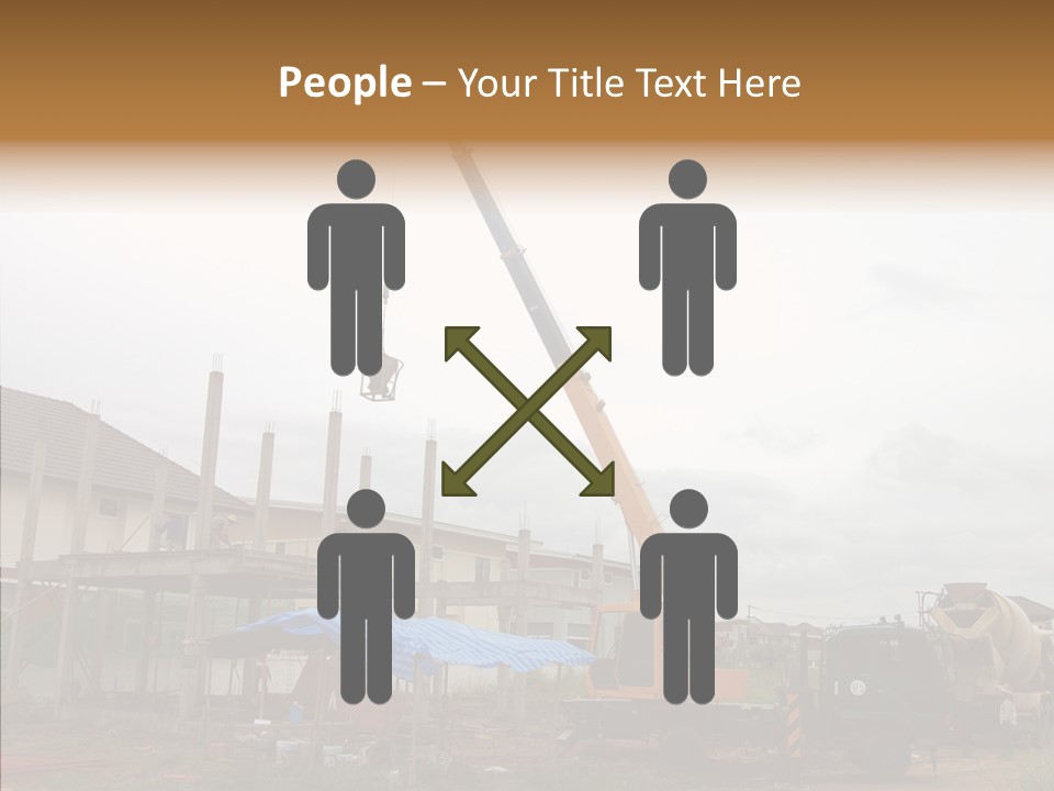 Concrete Construction Mix PowerPoint Template