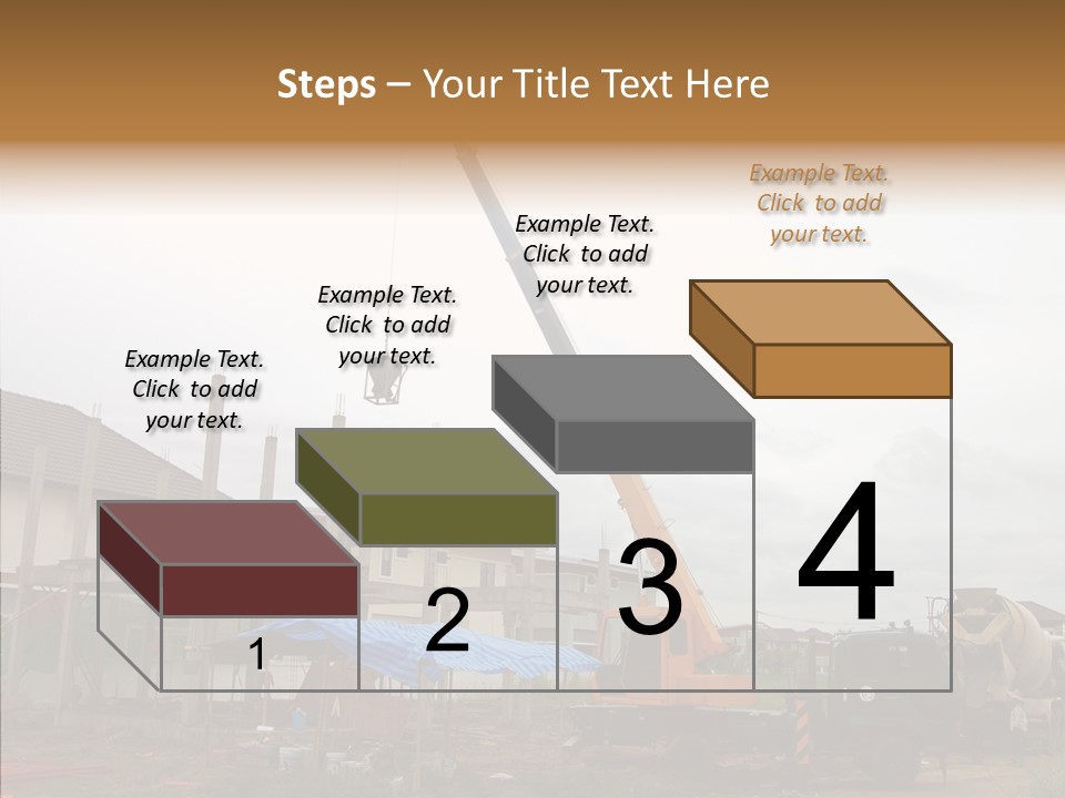 Concrete Construction Mix PowerPoint Template