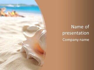 Sand Summer Season PowerPoint Template