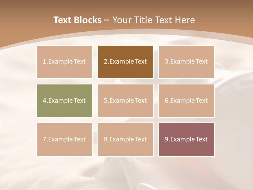 Sand Summer Season PowerPoint Template