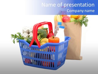 Purchasing Store Purchase PowerPoint Template