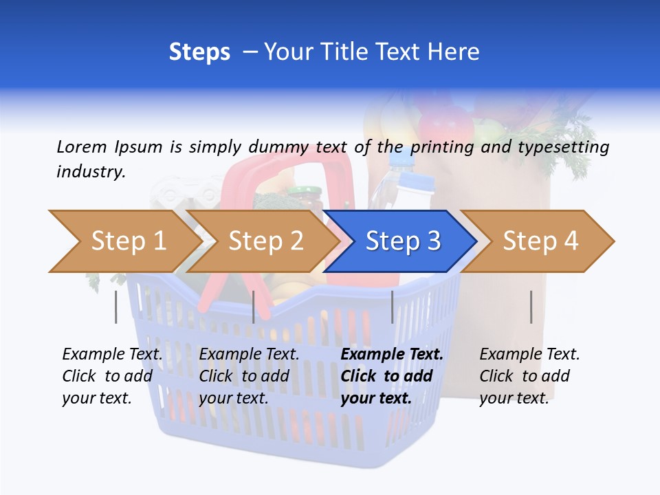 Purchasing Store Purchase PowerPoint Template