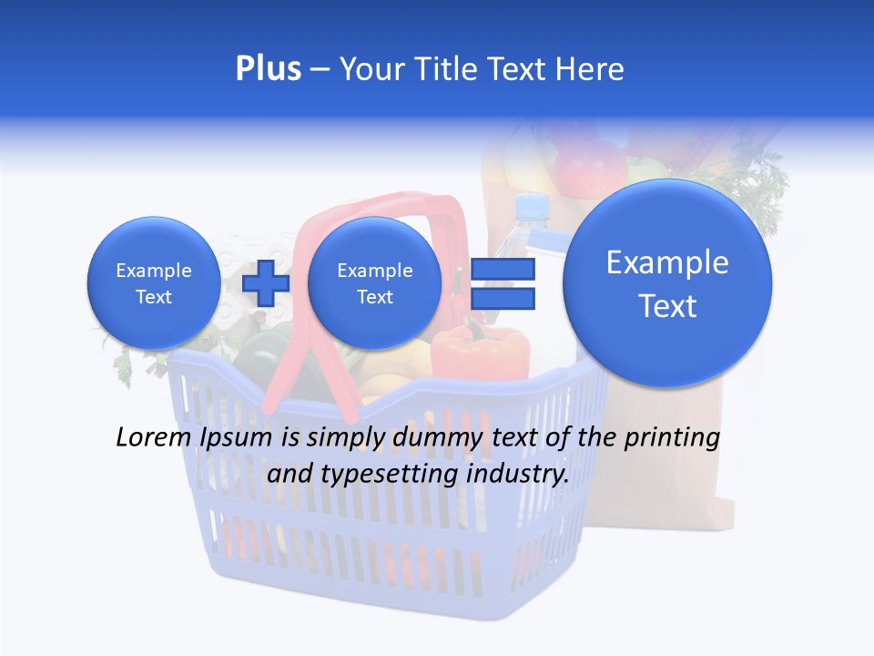 Purchasing Store Purchase PowerPoint Template