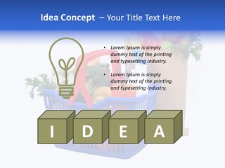 Purchasing Store Purchase PowerPoint Template