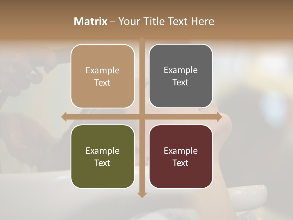 Beauty Barbershop Equipment PowerPoint Template