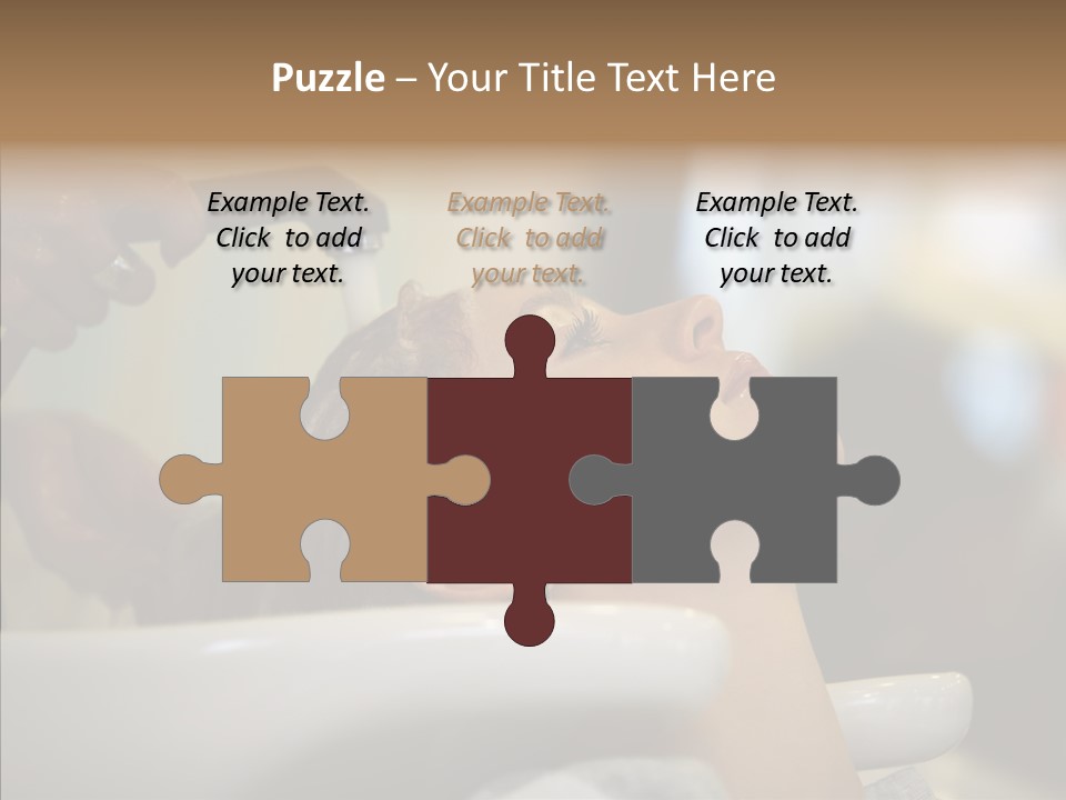 Beauty Barbershop Equipment PowerPoint Template