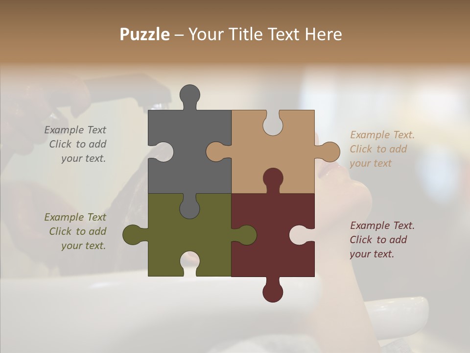 Beauty Barbershop Equipment PowerPoint Template