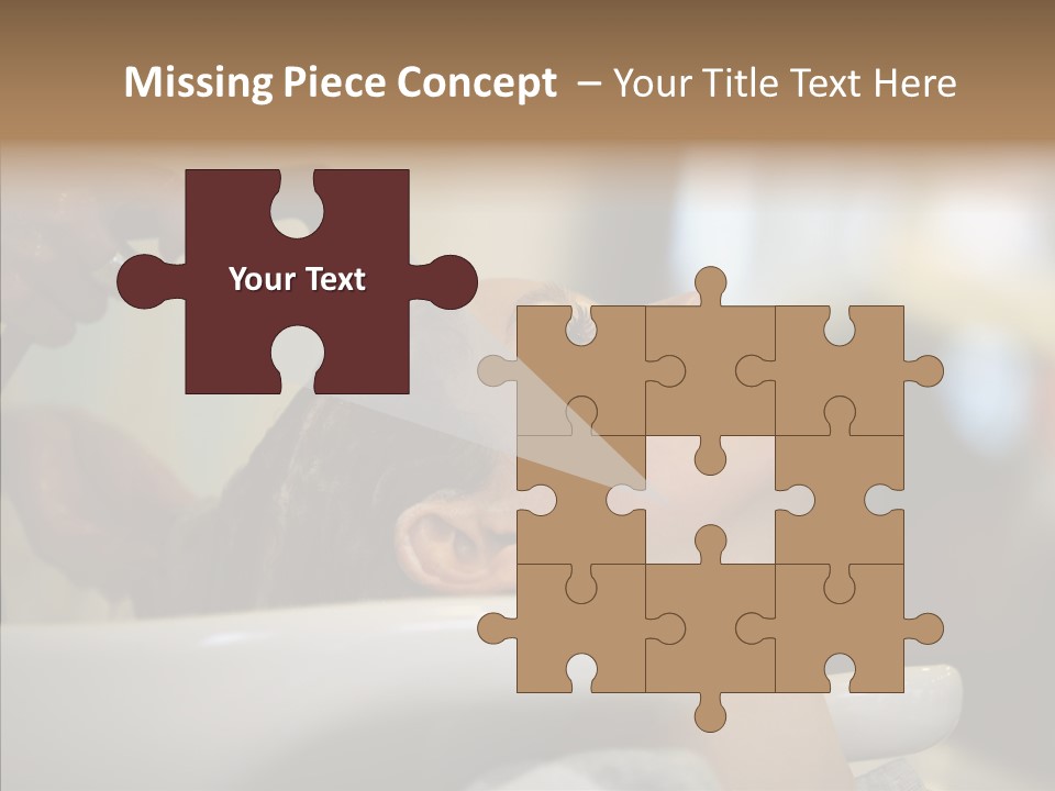 Beauty Barbershop Equipment PowerPoint Template