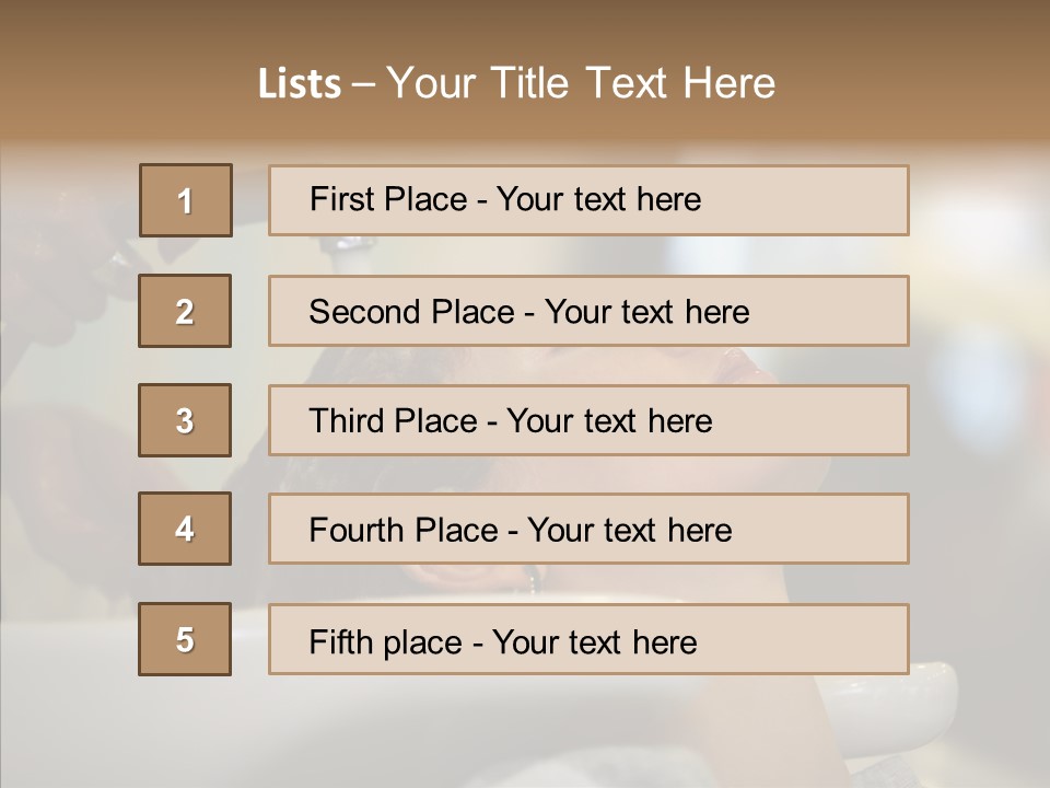 Beauty Barbershop Equipment PowerPoint Template