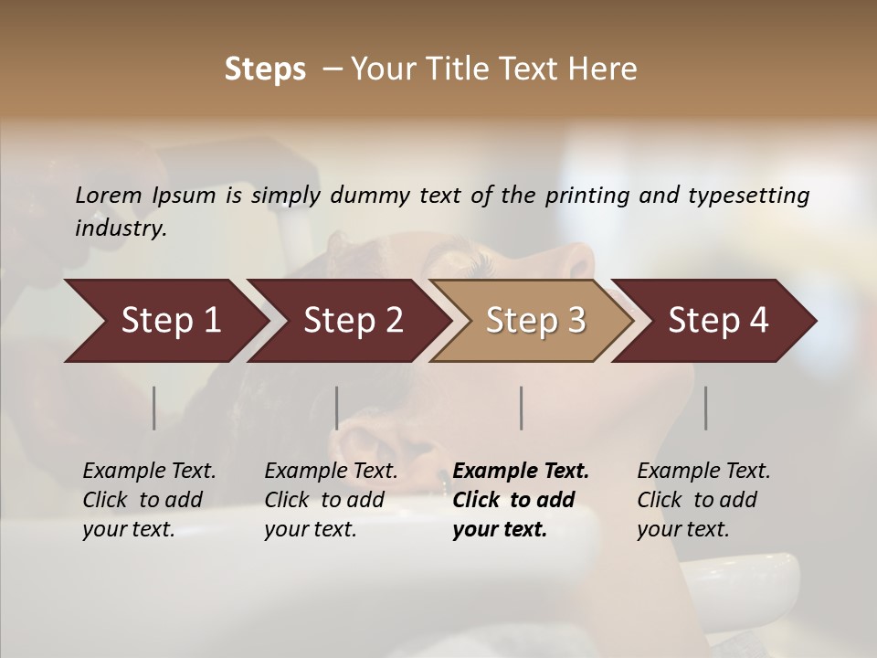 Beauty Barbershop Equipment PowerPoint Template