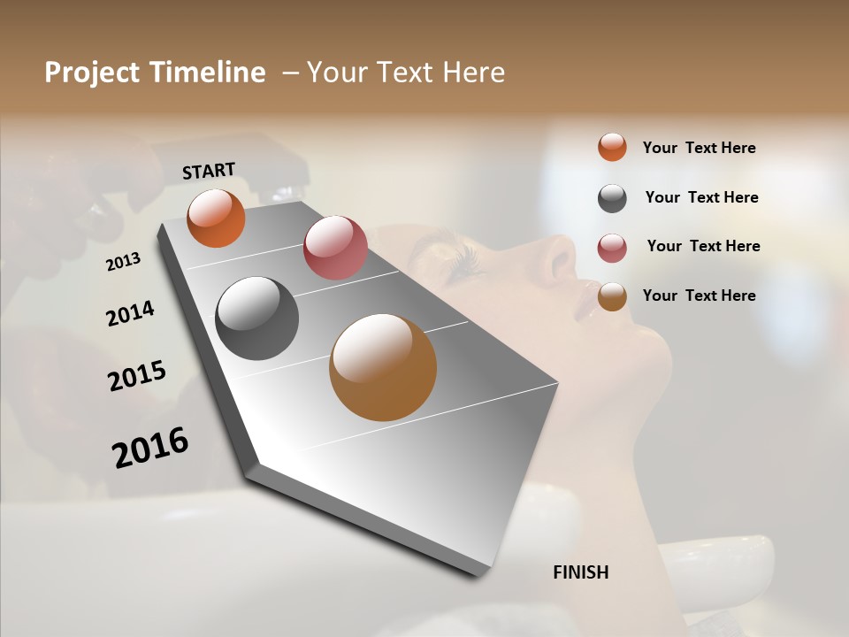Beauty Barbershop Equipment PowerPoint Template