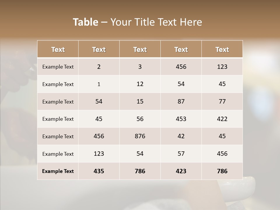 Beauty Barbershop Equipment PowerPoint Template