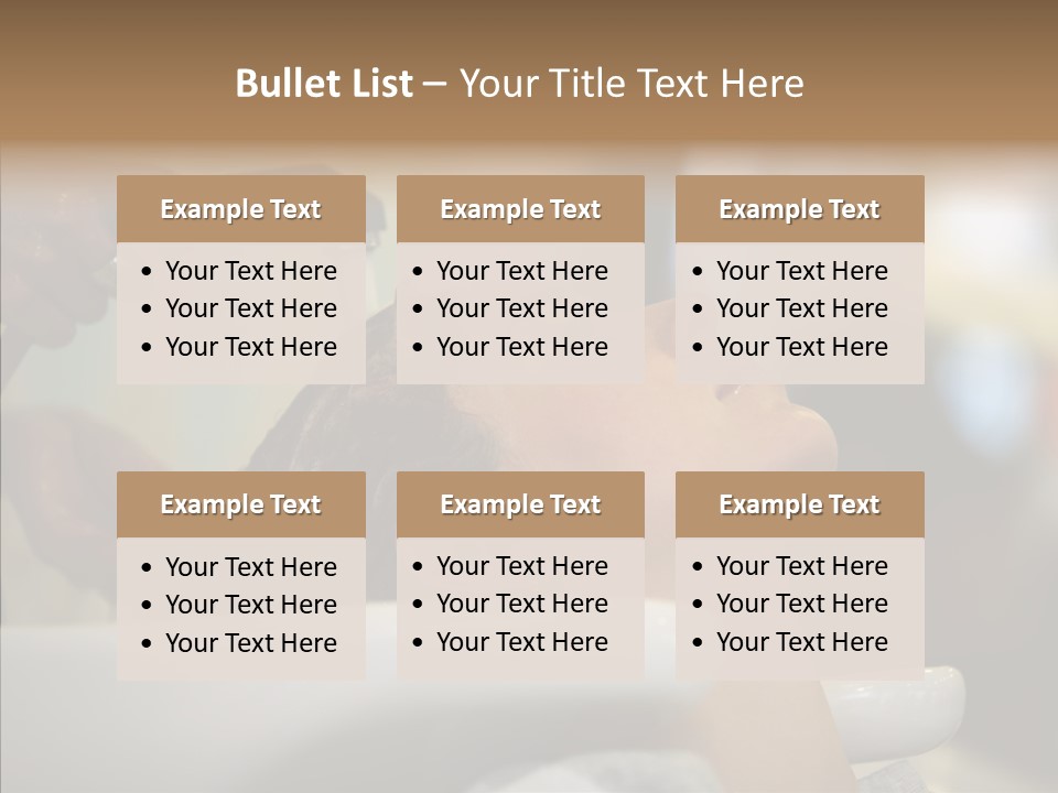 Beauty Barbershop Equipment PowerPoint Template