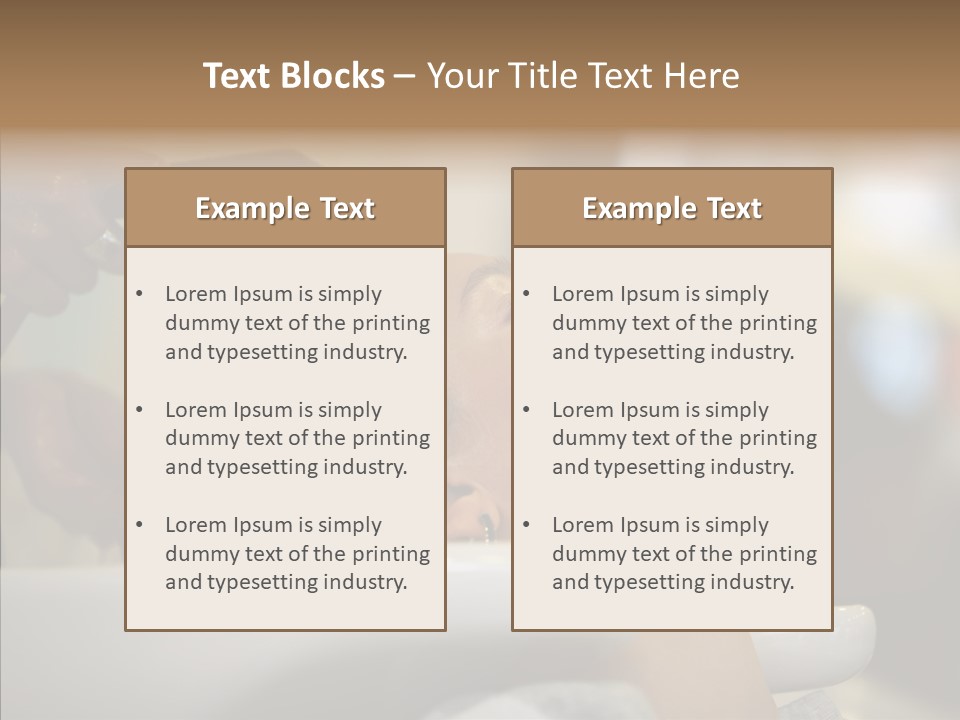 Beauty Barbershop Equipment PowerPoint Template