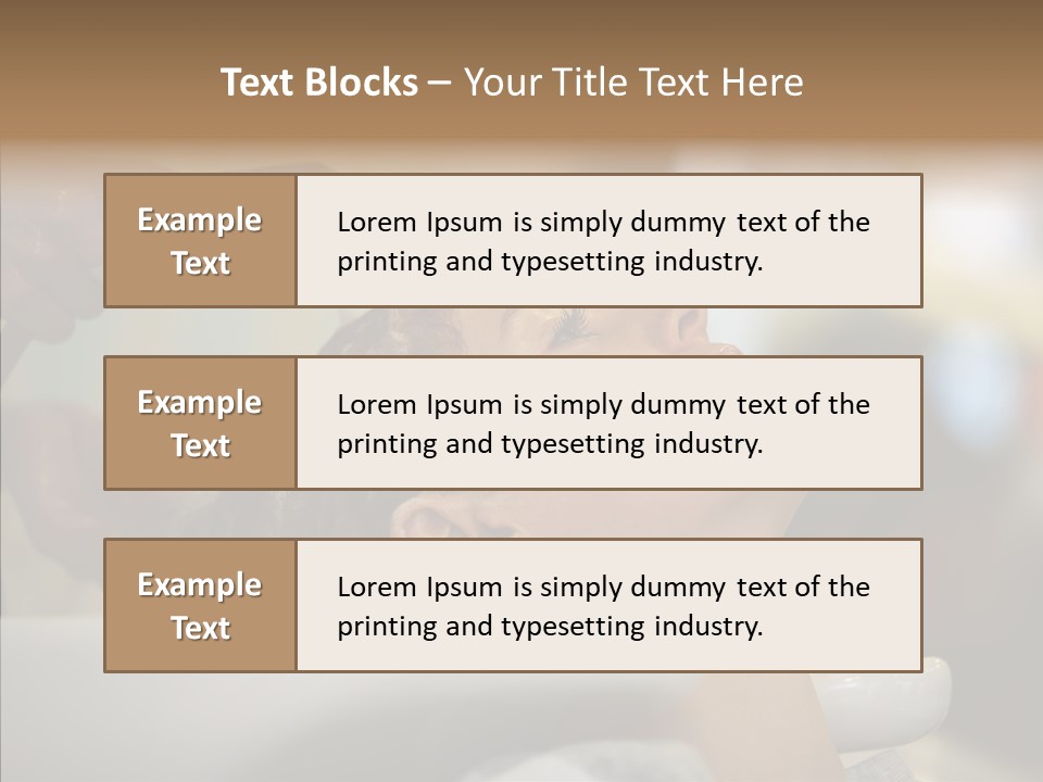 Beauty Barbershop Equipment PowerPoint Template